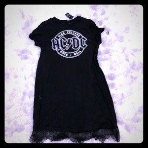 Brand-New AC/DC t-shirt dress *plus size*
